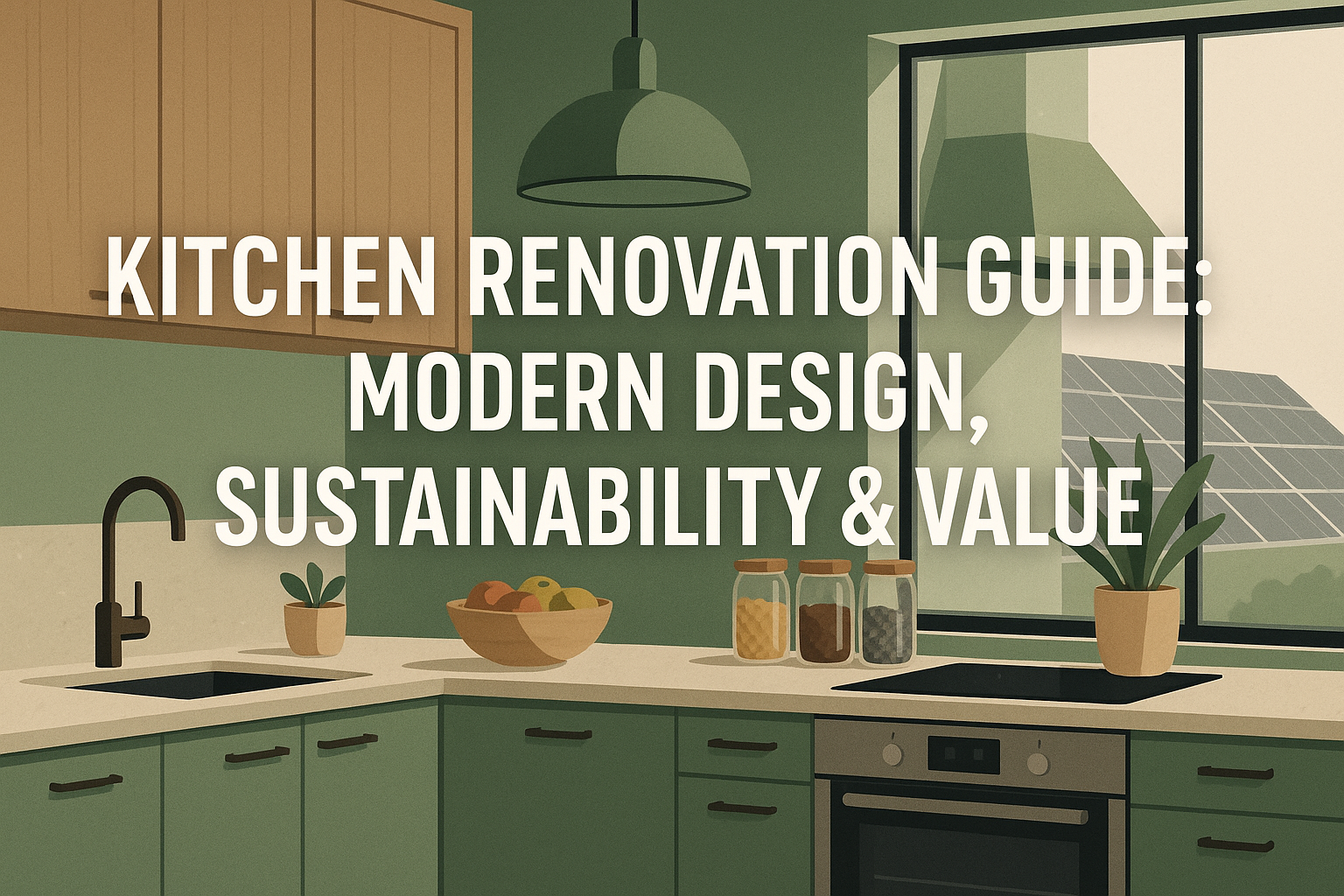Kitchen Renovation Guide: Modern Design, Sustainability & Value